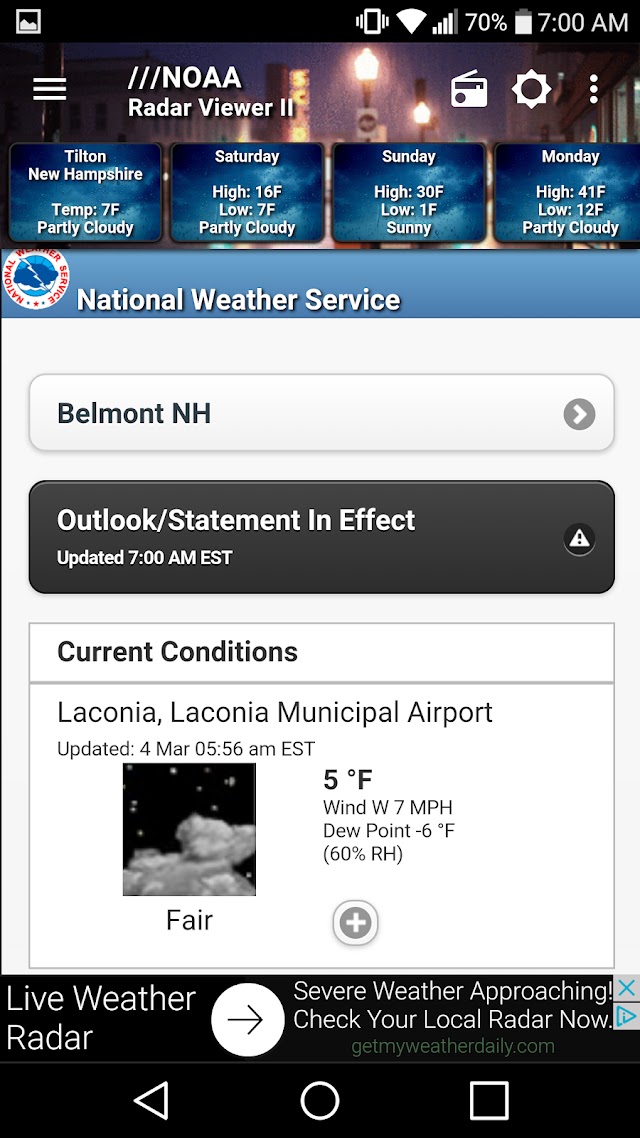 NOAA Radar Viewer Classic (Free) screenshot 5