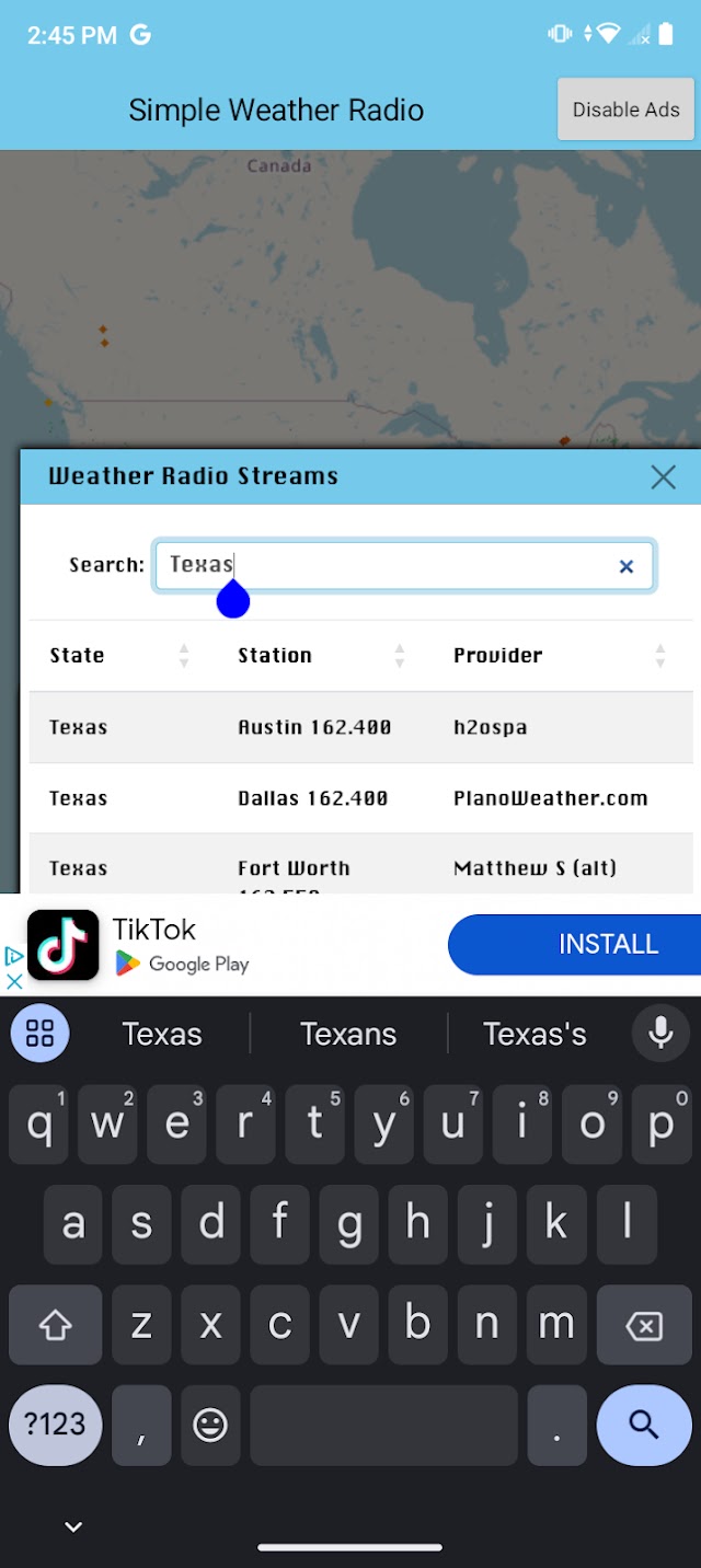 Simple Weather Radio screenshot 2