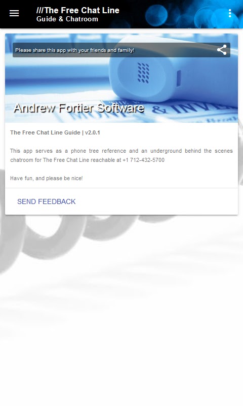 The Free Chat Line Guide screenshot 3